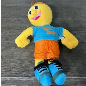Kinderhotels Ki Ho Plush Doll Toy Stuffed Animal Blue Orange Kinder Hotels